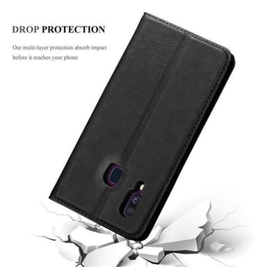 Samsung Galaxy A10e / A20e lommebokdeksel case (svart)