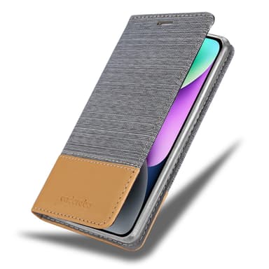 iPhone 14 PLUS lommebokdeksel etui (grå)