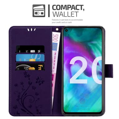 Honor 20 / 20S / Huawei NOVA 5T lommebokdeksel Blomster