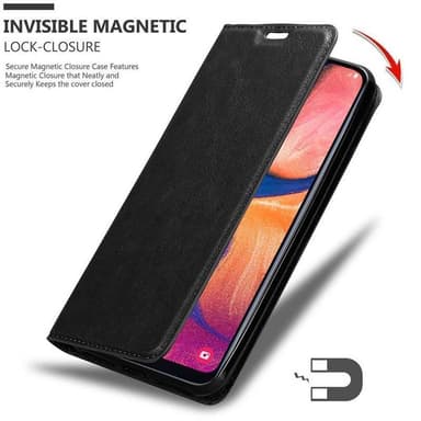 Samsung Galaxy A10e / A20e lommebokdeksel case (svart)