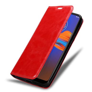 Motorola MOTO E6 PLUS lommebokdeksel case (rød)