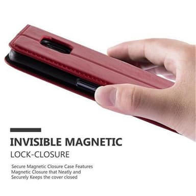 Samsung Galaxy S7 EDGE lommebokdeksel case (rød)