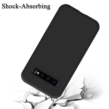 Samsung Galaxy S10 PLUS silikondeksel case (svart)