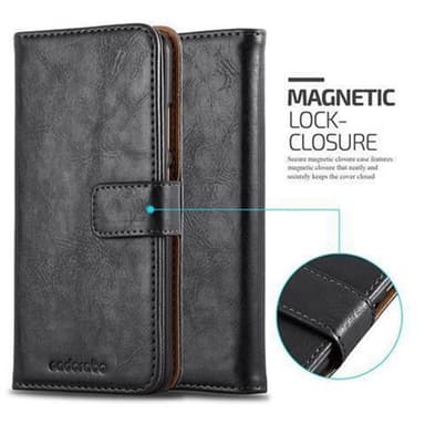 Huawei P10 lommebokdeksel etui (svart)