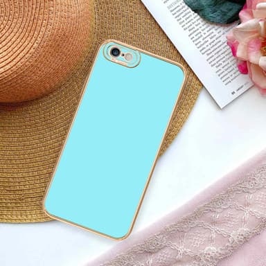 iPhone 6 / 6S silikondeksel cover (turkis)