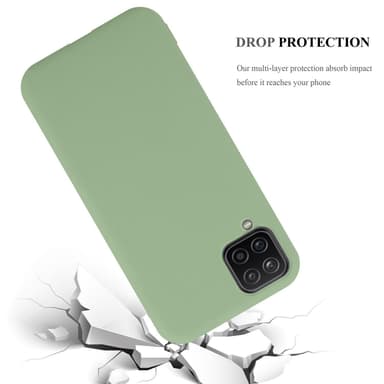 Deksel Samsung Galaxy A12 / M12 Silikon cover (grønn)