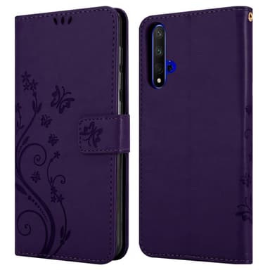 Honor 20 / 20S / Huawei NOVA 5T lommebokdeksel Blomster