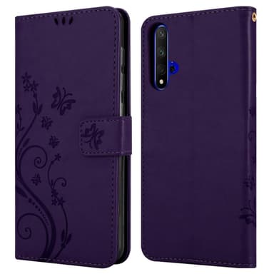 Honor 20 / 20S / Huawei NOVA 5T lommebokdeksel Blomster