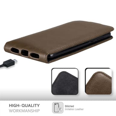 Honor 6A deksel flip cover (brun)