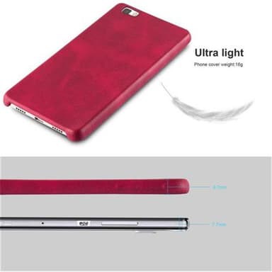 Huawei P8 LITE 2015 Hardt Deksel Cover (rød)