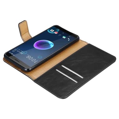 HTC Desire 12 lommebokdeksel etui (svart)