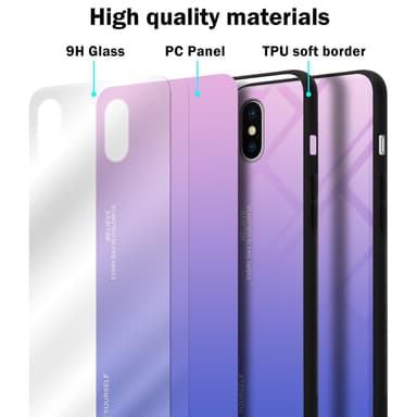 Deksel iPhone XS MAX Case Cover (svart)