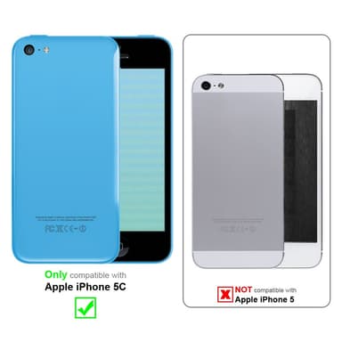 Deksel iPhone 5C Veske (Svart)