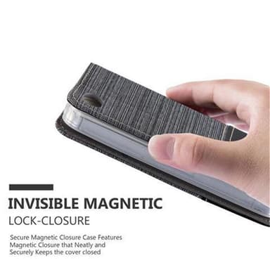 iPhone 4 / 4S lommebokdeksel etui (grå)