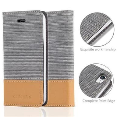 iPhone 5C lommebokdeksel etui (grå)
