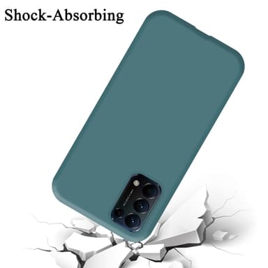 Oppo FIND X3 LITE silikondeksel case (grønn)