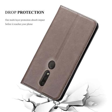Nokia 4.2 lommebokdeksel case (brun)