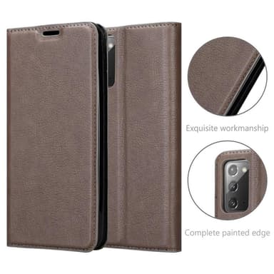 Samsung Galaxy NOTE 20 lommebokdeksel case (brun)