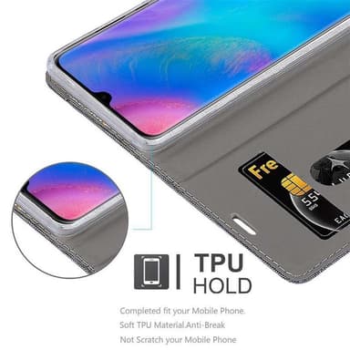 Huawei P30 PRO lommebokdeksel etui (grå)