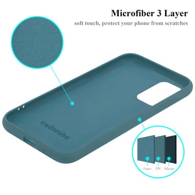 Oppo FIND X3 LITE silikondeksel case (grønn)