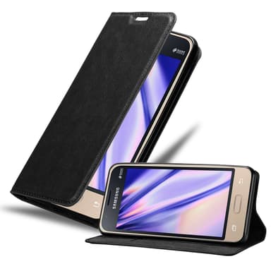 Samsung Galaxy J1 MINI lommebokdeksel case (svart)
