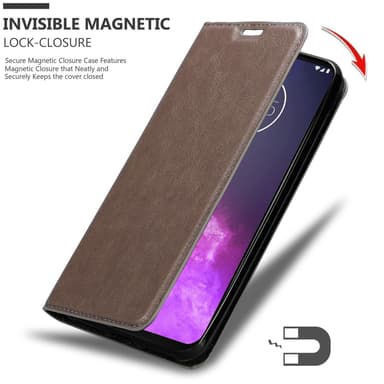 Motorola ONE PRO / ONE ZOOM lommebokdeksel case (brun)