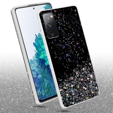 Samsung Galaxy S20 FE Silikondeksel Glitter (svart)