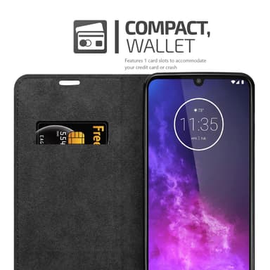 Motorola ONE PRO / ONE ZOOM lommebokdeksel case (brun)