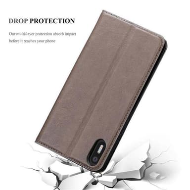 BQ Aquaris X5 lommebokdeksel case (brun)