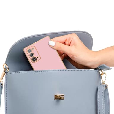 Samsung Galaxy NOTE 20 silikondeksel case (rosa)