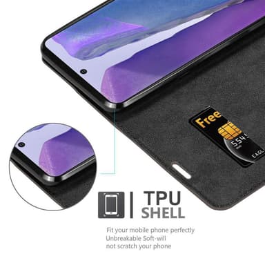Samsung Galaxy NOTE 20 lommebokdeksel case (brun)