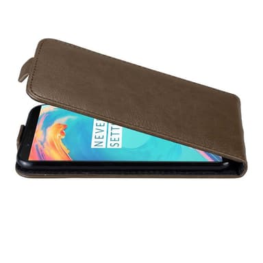 OnePlus 5T deksel flip cover (brun)