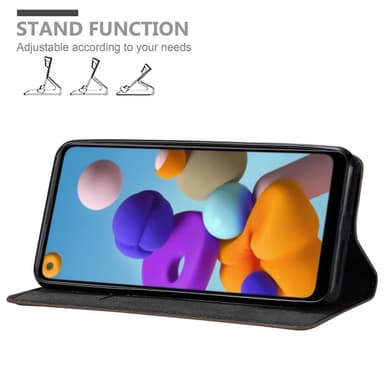 Samsung Galaxy A21 lommebokdeksel case (brun)