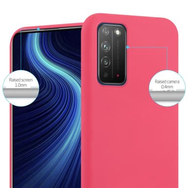 Deksel Honor X10 Silikon cover (rød)