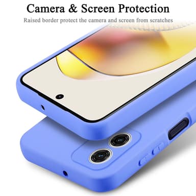 Motorola Moto G73 silikondeksel case (Lilla)