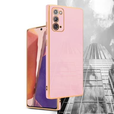 Samsung Galaxy NOTE 20 silikondeksel case (rosa)