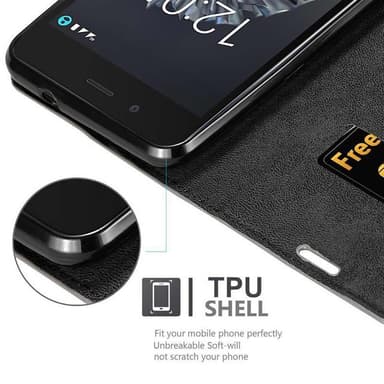 BQ Aquaris X5 lommebokdeksel case (brun)