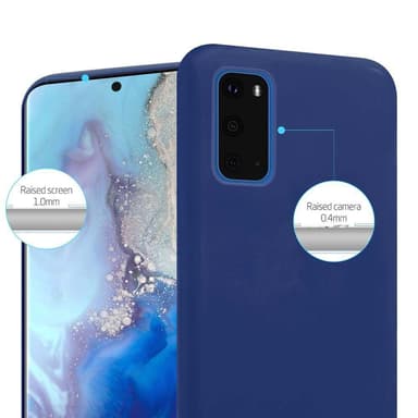 Deksel Samsung Galaxy S20 Silikon cover (blå)
