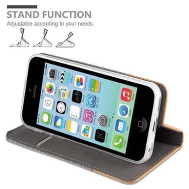 iPhone 5C lommebokdeksel etui (grå)