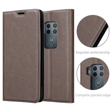 Motorola ONE PRO / ONE ZOOM lommebokdeksel case (brun)