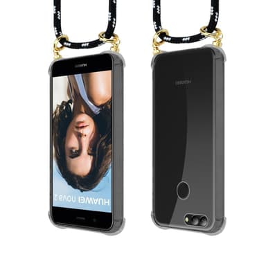 Huawei NOVA 2 Deksel med Halskjede (svart)
