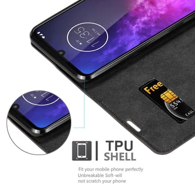 Motorola ONE PRO / ONE ZOOM lommebokdeksel case (brun)