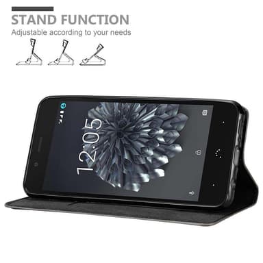 BQ Aquaris X5 lommebokdeksel case (brun)