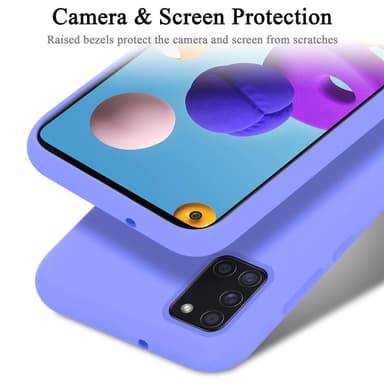 Samsung Galaxy A21s silikondeksel case (lilla)