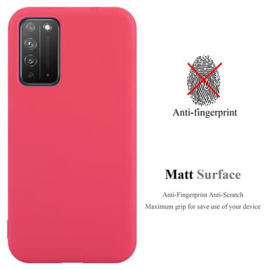 Deksel Honor X10 Silikon cover (rød)
