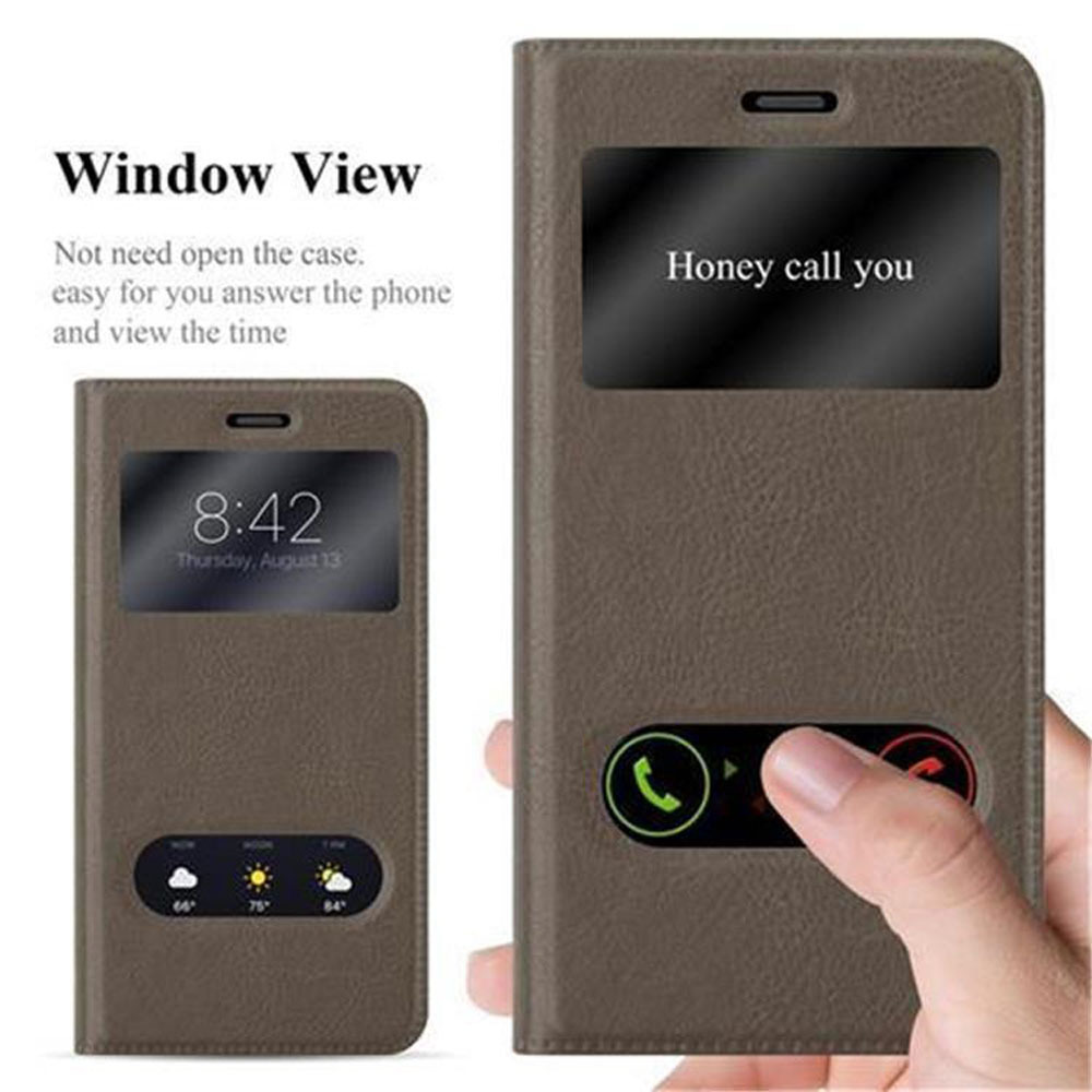 Huawei P10 LITE lommebokdeksel cover (brun)