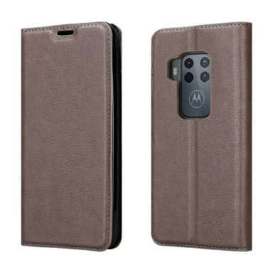 Motorola ONE PRO / ONE ZOOM lommebokdeksel case (brun)