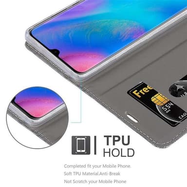 Huawei P30 PRO lommebokdeksel etui (grå)
