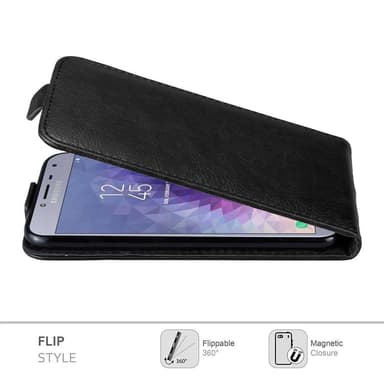Samsung Galaxy J4 2018 deksel flip cover (svart)