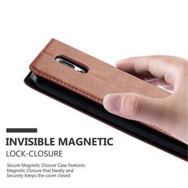 Samsung Galaxy S5 / S5 NEO lommebokdeksel case (brun)